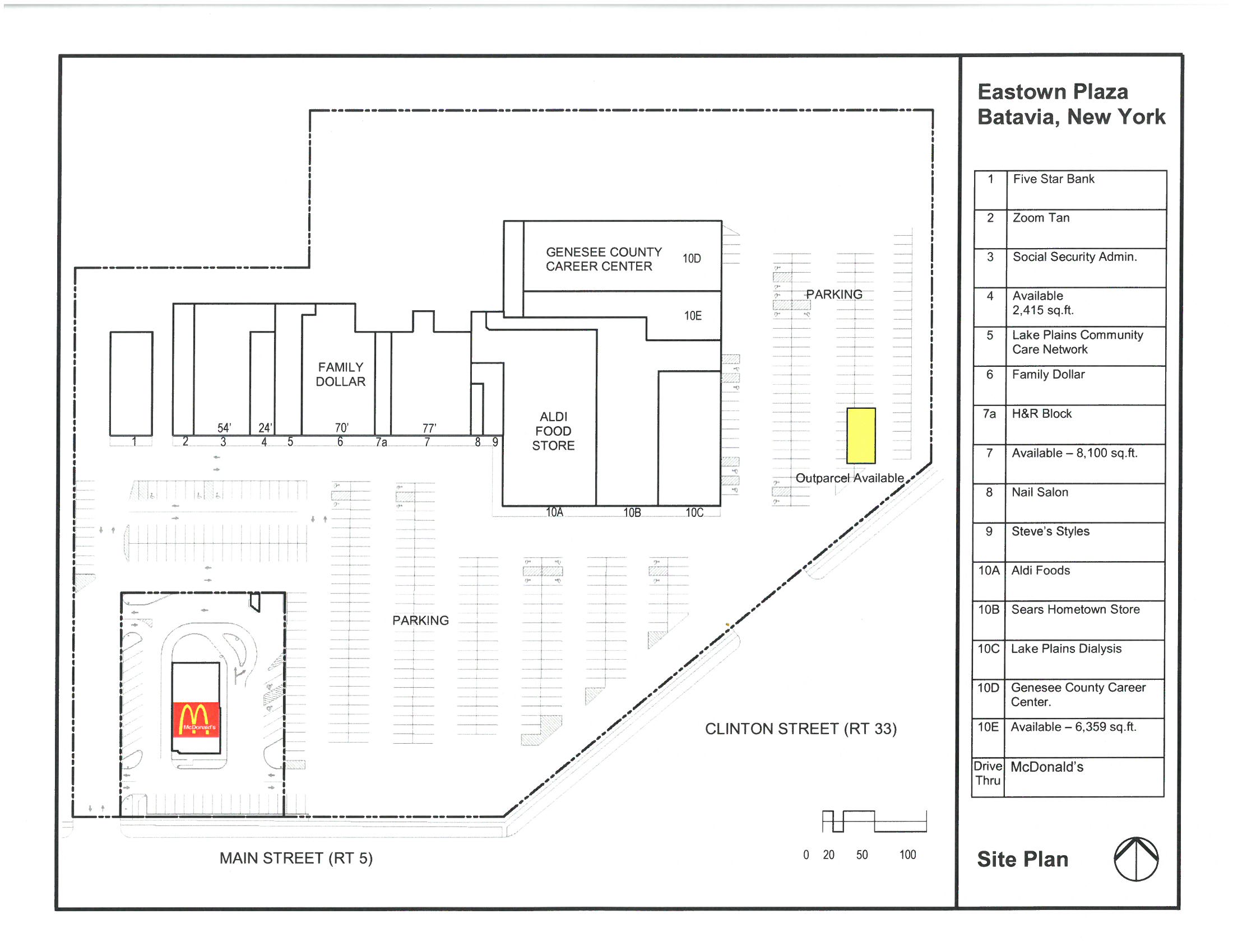 Eastown Plaza Leasing Plan